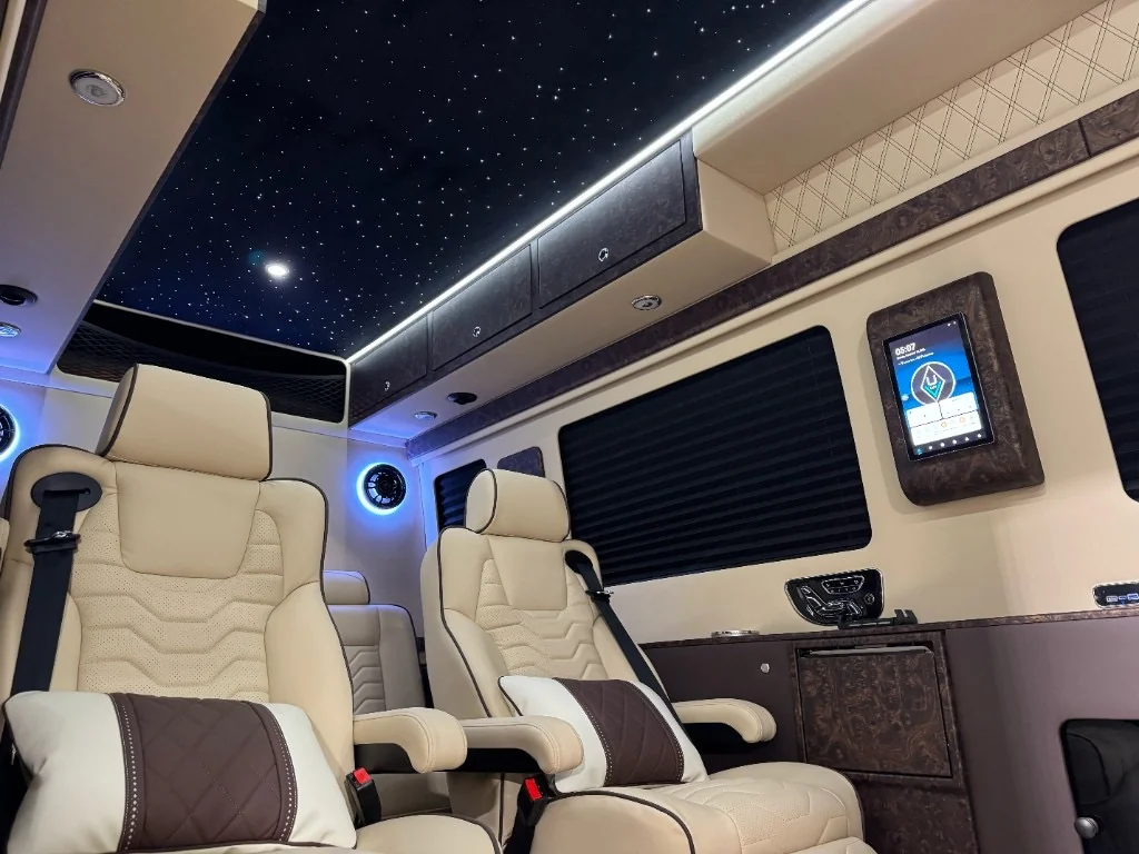 Custom ceiling systems with Starlight headliners