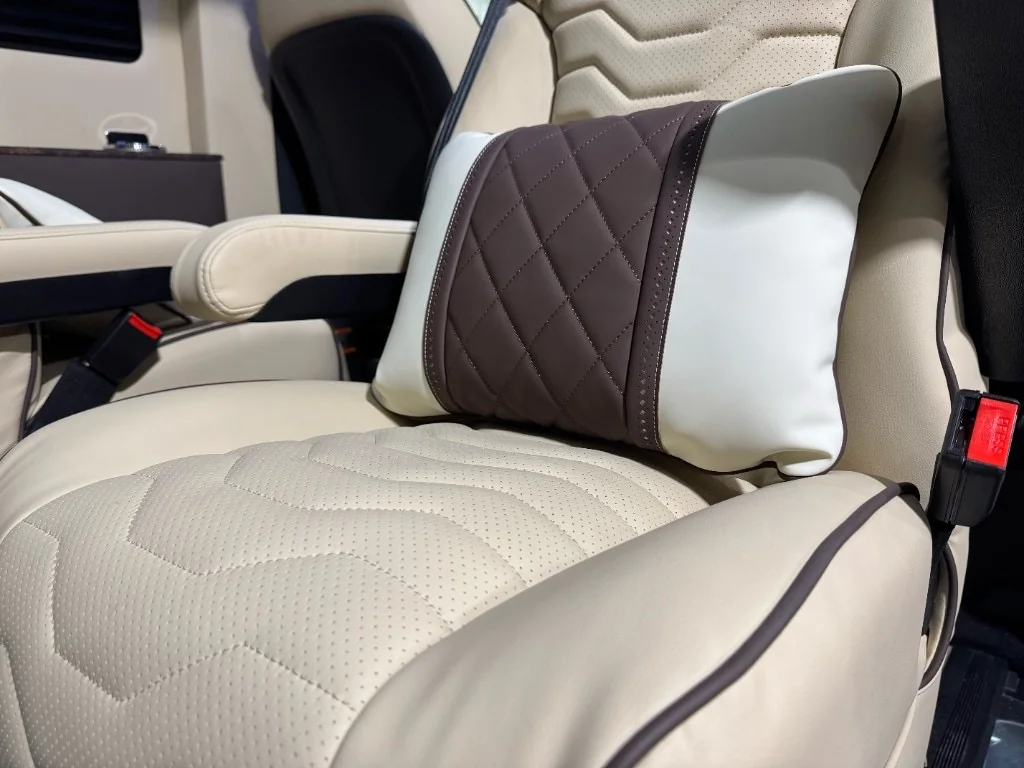 Premium upholstery with Katzkin leather