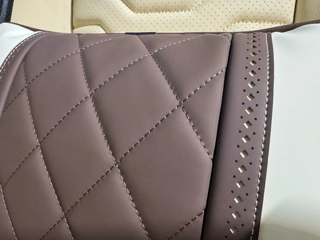 Custom stitching and artisanal detailing